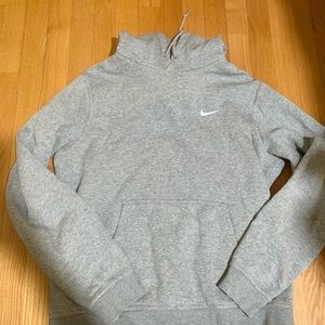 Nike grey hoodie size medium